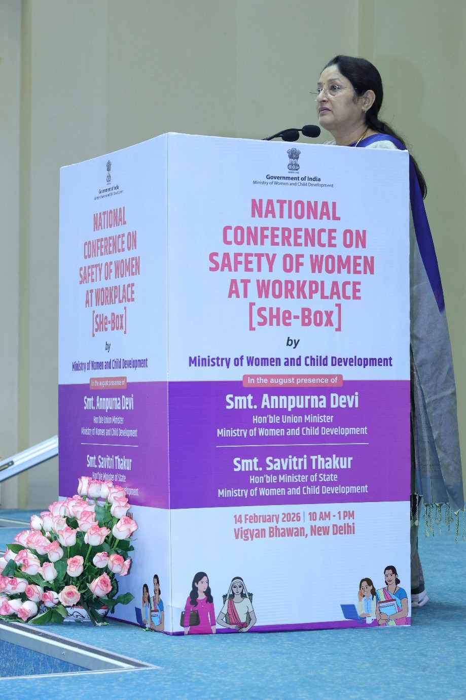 Ministry of Women and Child Development organises National Conference on Safety of Women at Workplace (SHe-Box)-15