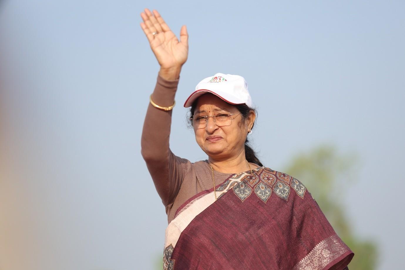 Shakti Walk SheLeadsBharat held at Kartavya Path to Celebrate International Womens Day 2026